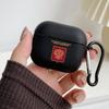 Алжир Россия Паспортный чехол с крючком для Airpod Pro 3 Pro2 Черный Защитный чехол Мягкий чехол для Apple Airpods 2 1 Чехлы для наушников