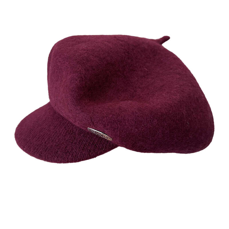 Молочно-белый шерстяной берет, детская осенне-зимняя шапка для газетчика, показывающая лицо, маленькая универсальная шапка художника