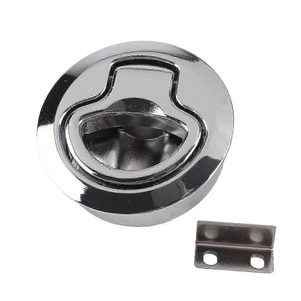 2-Inch Marine Deck Hatch Flush Pull Lock Stainless Steel 316 Round Deck Plate Lock Durable Construction Corrosion-Resistant Design 55m 2025