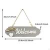 Handcrafted Wooden Door Sign with Elegant Bow Detail