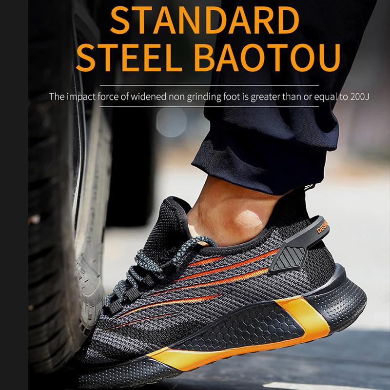 Женская рабочая обувь с металлическим подноском, рабочие ботинки, устойчивые к проколам, защитная рабочая обувь, женские кроссовки для безопасности