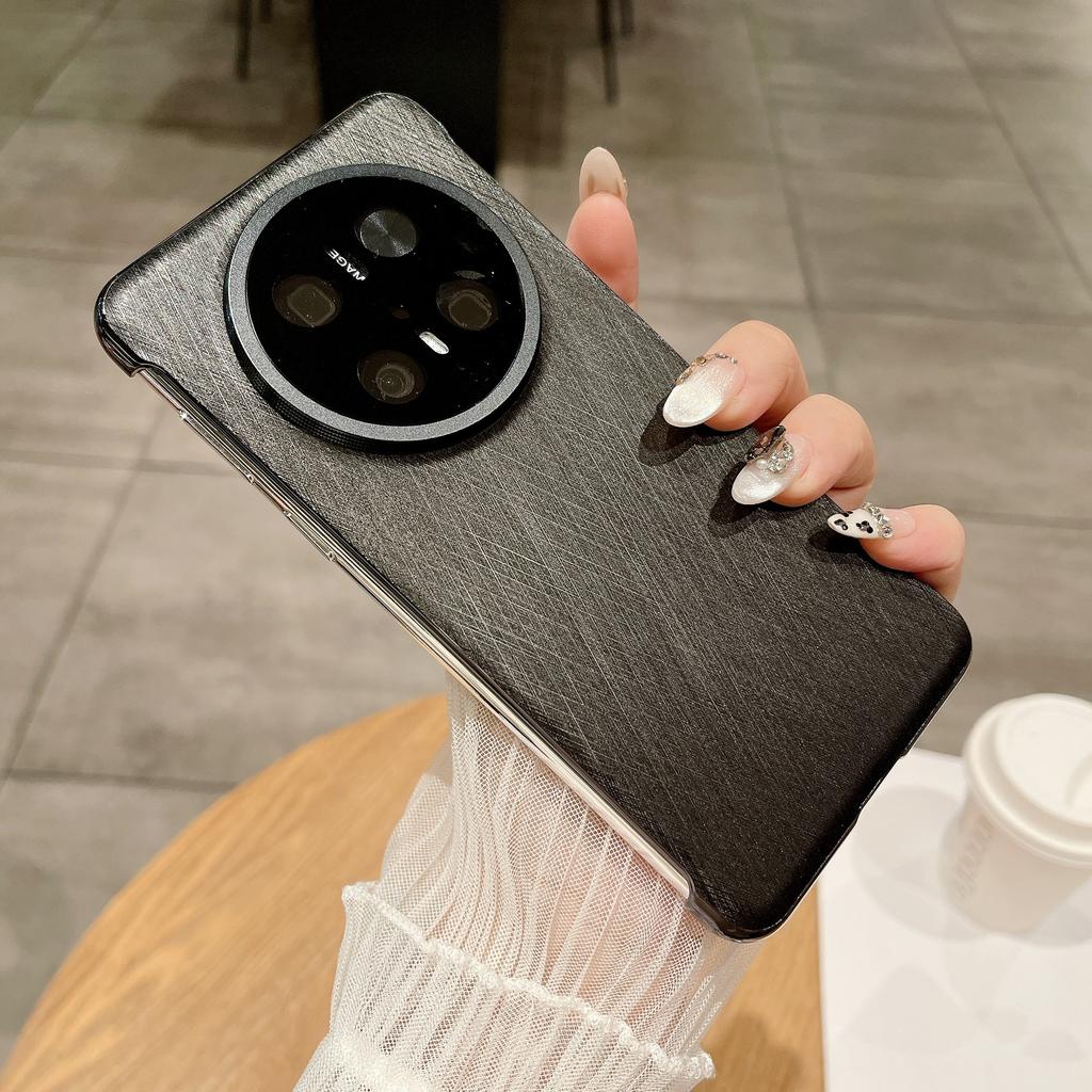 Подходит для оригинального чехла для телефона из кожи и текстиля Huawei Mate70pro, чехол для защиты объектива MATE70 с золотой нитью и серебряной парчой