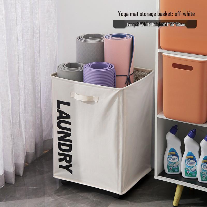 Single Compartment Oxford Cloth Laundry Basket and Storage Box for Bedroom