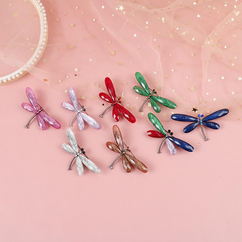 1шт модные броши-стрекозы женские насекомые свадебные офисные броши булавки ювелирные изделия