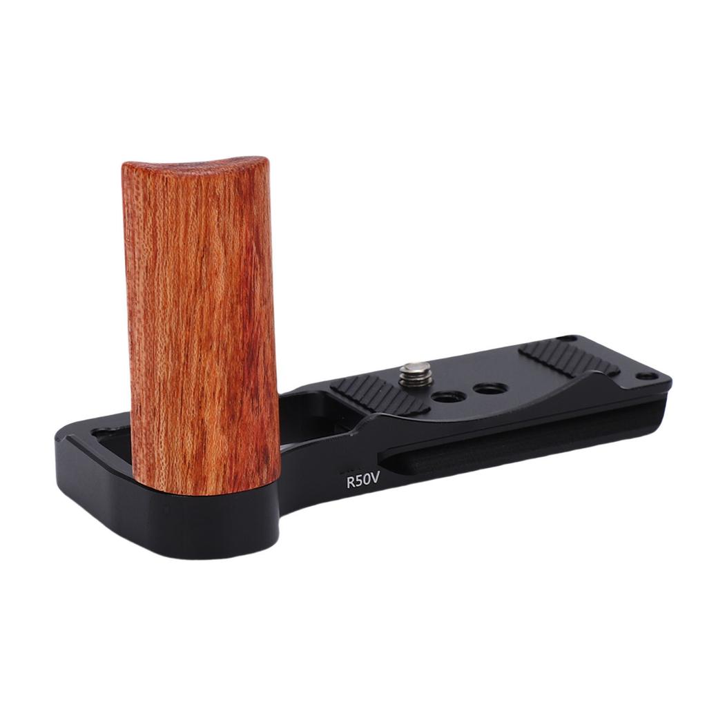 Handgrip L Shape Bracket Handle Fit for R50V Camera with Built In Quick Release Plate Hand Grip Holder Anti Slip Pads Design