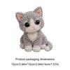 Craft 3D Beaded Animal Kit Animal Shape DIY Bead Craft Kit DIY 3D Beaded Ornament Set  Home Decor