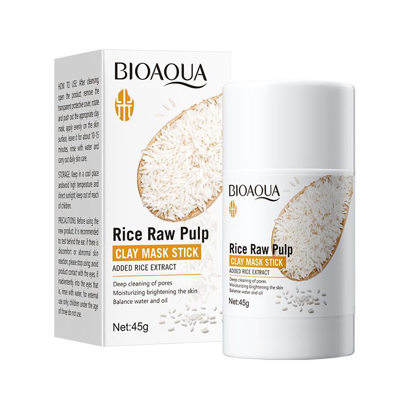 Глубокое очищение, удаление акне, маска-стик с рисовой глиной для жирной кожи, очищение пор, натуральный уход за лицом