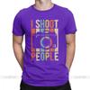 Мужская винтажная футболка с принтом 'Shoot People Photographer' Новинка 100% хлопок Футболка с коротким рукавом T