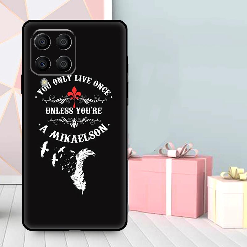 Чехол The Vampire Diaries Mikaelson для Samsung Galaxy M56 M52 M32 M53 M16 M11 M21 M31 M35 M12 M13 M14 M15 M36 M55 M34 M54