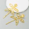Женские серьги-гвоздики, винтажные роскошные маленькие серьги с кисточками в виде стрекозы высокого качества