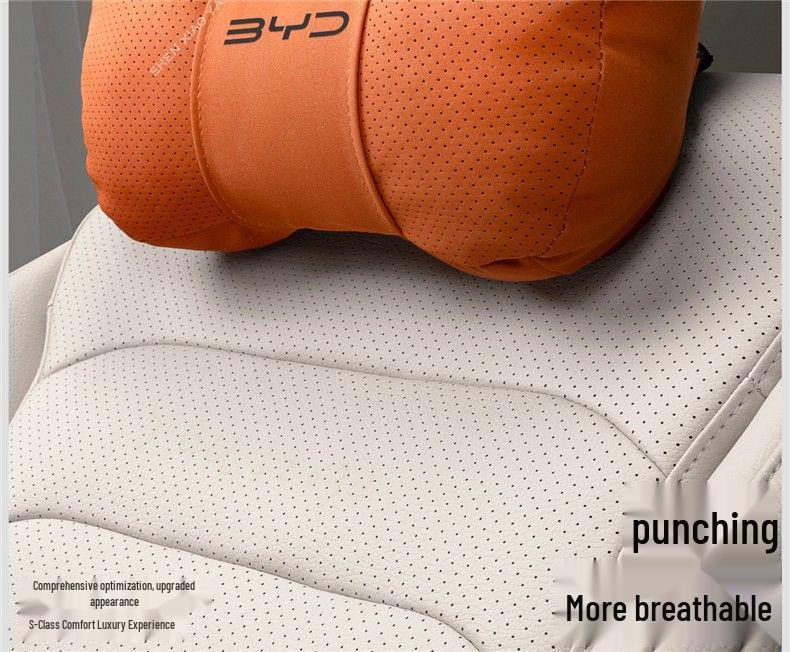 Universal Headrest & Lumbar Support for BYD: Seagull, Destroyer 05Plus, Han, Qin, Tang, Song Pro, Seal, Dolphin