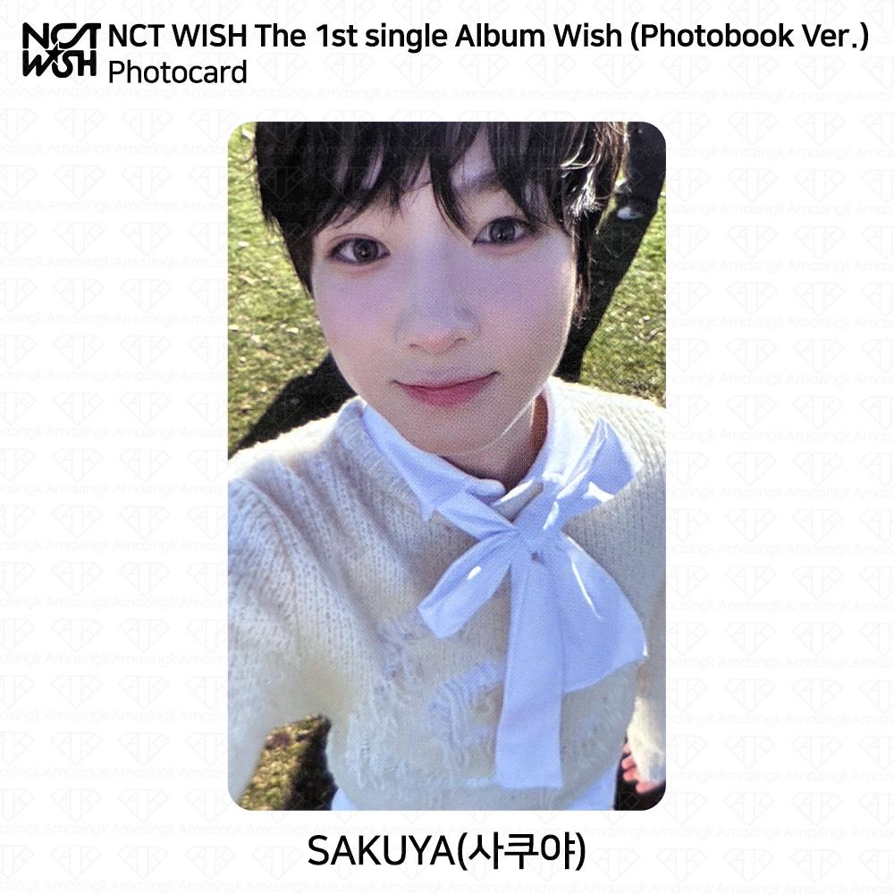 NCT WISH The 1st Single Album WISH Official Photocard Polaroid RIKU YUSHI KPOP