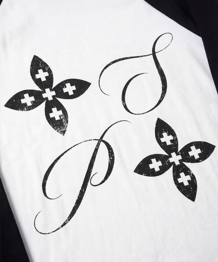 SAINTPAIN Sp Initial Symbol Raglan Heavyweight Long Sleeve White