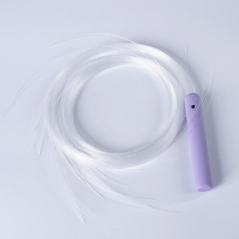 Battery Powered LED Whip LED Optical Fiber Dance Whips 360° Swivel Whip Toy 22 Color Effect Modes  Light Up Dancing