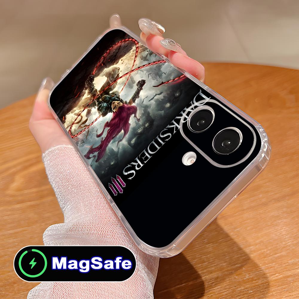 Игровой чехол для мобильного телефона Darksiders для iPhone 17 16 15 14 13 12 11 Air Pro Max Plus Mini Magsafe Прозрачный Цветной Чехол Красивый