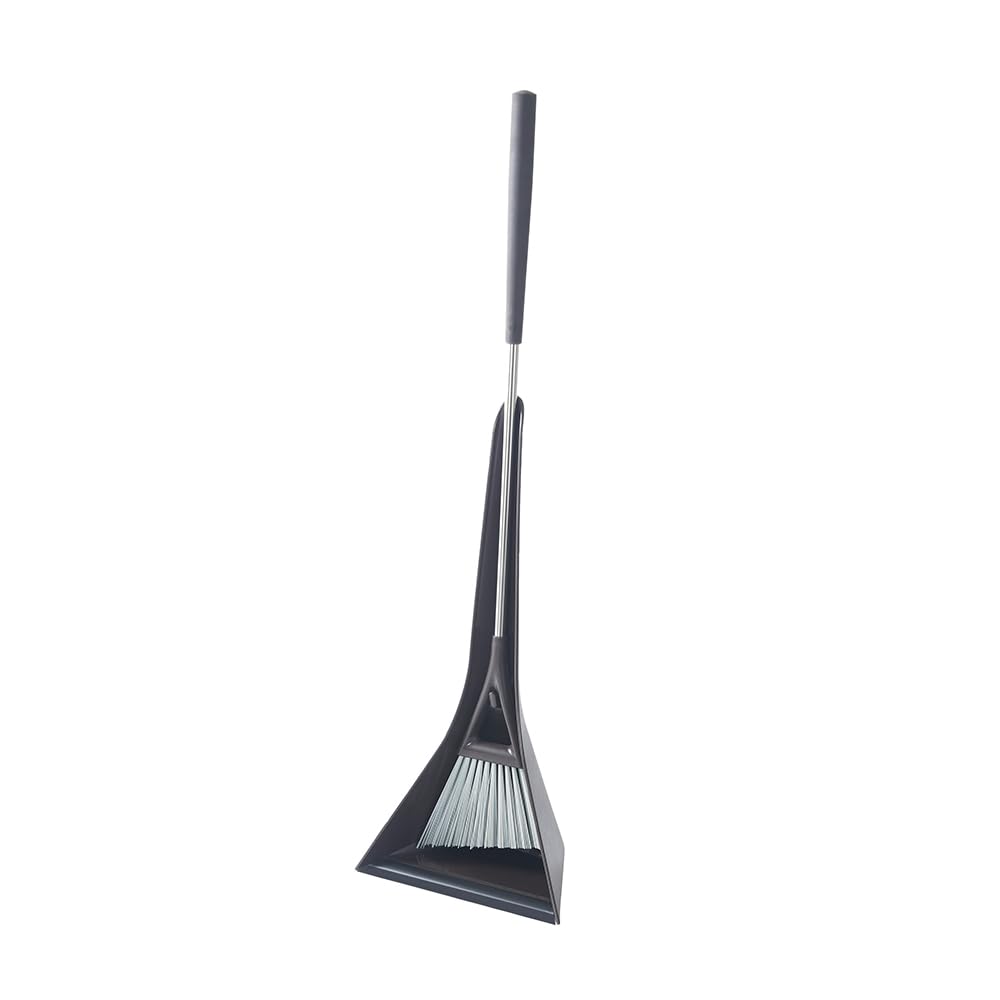 Tidy Sweep Sweep Compact Hawk Dustpan Set Brown for In & Entrance/Balcony CL-665-540-4 [Made Japan]