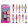 Barbie Mini Barbieland Fashionista Assorted (Lipstick) 10 Micro Dolls Box Sale Dress Up DollHouse Adult Buying 6 Years Old and Up Multi 986Aset-HYF19