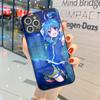 Милый чехол для телефона Konosuba Anime Girl для IPhone 14 13 12 11 Pro Max X XR XS 8 7 Plus, цветной чехол для телефона из жидкого стекла