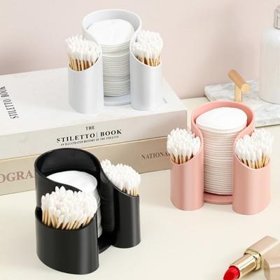 Портативный бокс для хранения ватных палочек 2в1, подставка для стаканчиков для ванной, подарки, диспенсер для зубной нити