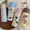 Portable Stainless Steel Cartoon Thermos for Students - Dual-Use Water Cup for School and Outdoors