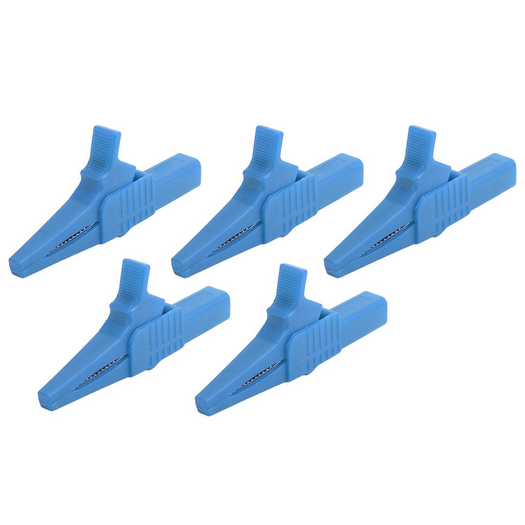 5 шт. J.60039 Зажимы для проверки безопасности Многофункциональный безопасный тип Зажим для тестирования с гнездом 4 мм для электронных приборов Синий