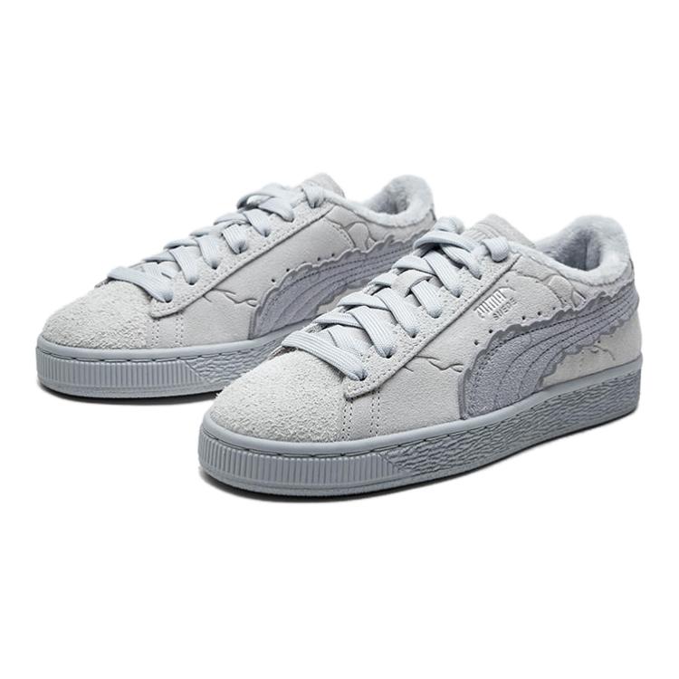 Puma One Piece X Suede Big Kid Gear 5 Luffy Kids Sneakers Grey Feather-Grey Platinum-Grey 396720-01
