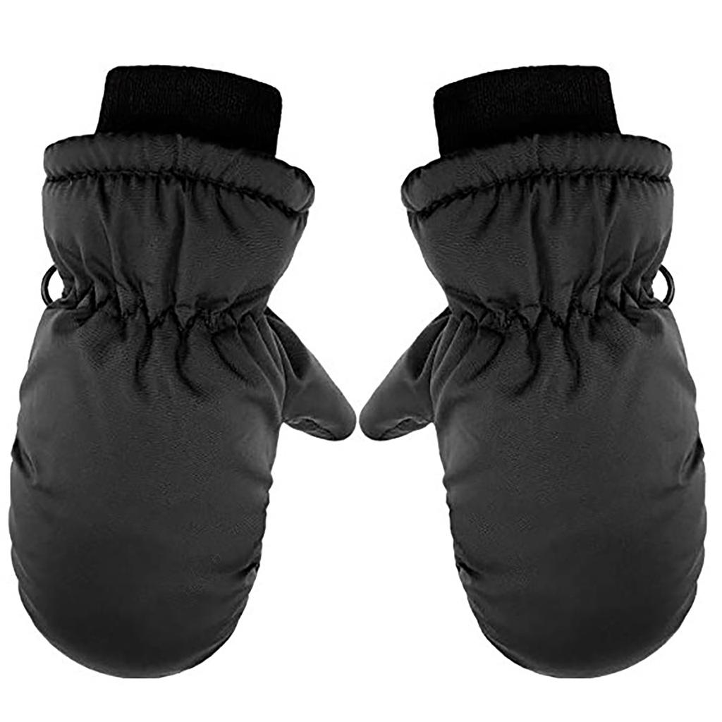 Thick Warm Children Ski Gloves 2-5Year Boys Girls Plush Mittens Windproof Waterproof Outdoor Baby Hand Covers Winter Kids Glove