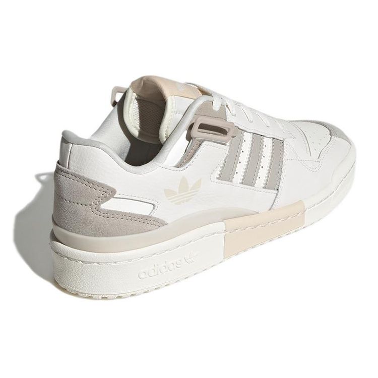 Adidas Originals Forum Exhibit Leather Low-Top Sneakers Women Sneakers White Gray GX2159