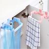 Держатель для мешка для мусора Полка для дворников Кухонный шкаф Вешалка Полка над дверной стойкой Цвет: случайный