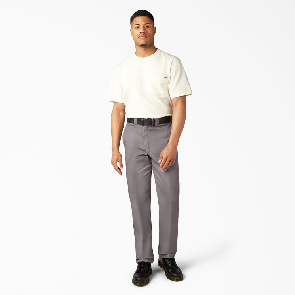 Оригинальные рабочие брюки Dickies 874 Серебристые W34 L30