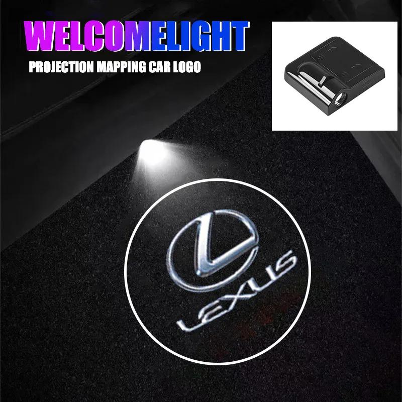 MES5 For Lexus F SPORT ES RX NX LS UX LM LX GX LC RZ IS CT Car Door LED HD Welcome Courtesy Shadow Projector Lamp Logo Light