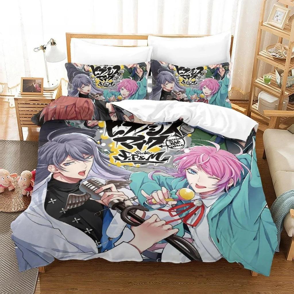 Hypnosis Mic Набор постельного белья с принтом Anima, комплект с наволочкой, пододеяльником, односпальный, двуспальный, Queen, King Size