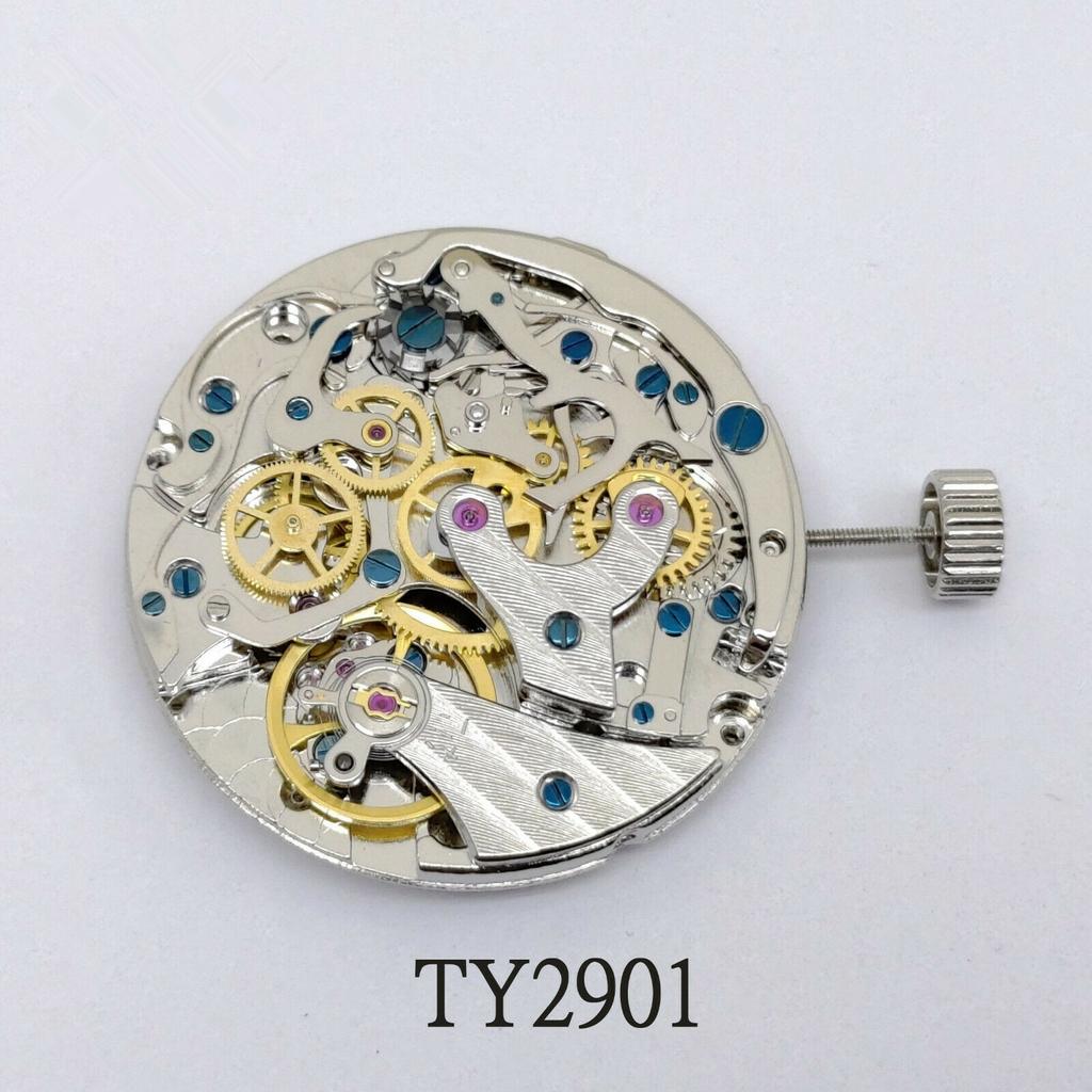 31,3 мм Механический хронограф для механизма Seagull ST1901 TY2901 с 2 регистрами Аксессуары для часов Запасные части для механизма