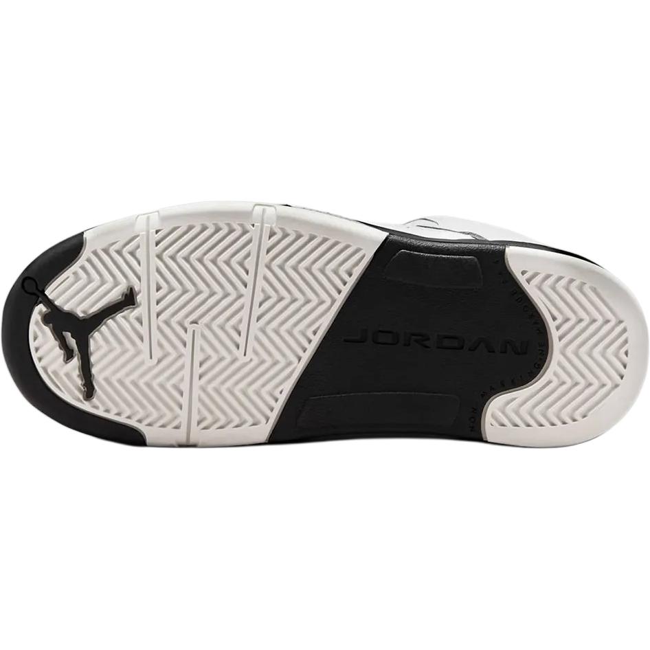 Air Jordan 5 Retro PS Белые Черные Детские Кроссовки Парусник Металлик-Серебристый 440889-110