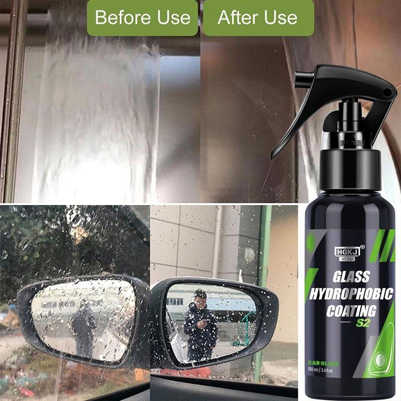 HGKJ S2 Стекло гидрофобное покрытие спрей от дождя автомобильный антидождь прозрачный нано-водонепроницаемый агент по уходу за автомобилем
