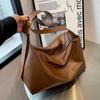 Classic Shoulder Bag  New PU Korean Simple Women's Bag Soft Bed Crossbody Bag Large Tote Bag Large Capacity Shoulder Bag