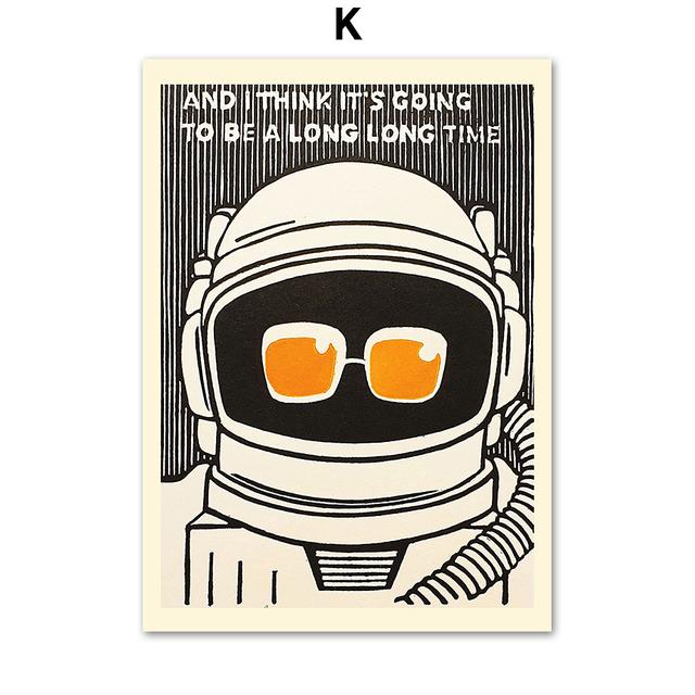 Музыка кошки Канагава Дэвид Боуи оригинальный Смит настенная живопись на холсте скандинавский плакат с принтом настенные панно для декора гостиной без рамки