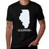 Футболка с принтом 'Home to Illinois' Повседневная футболка с узором