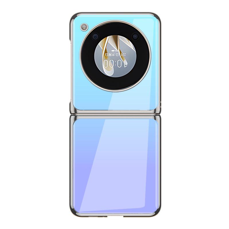 Чехол-книжка Nubia: Градиентное покрытие из гальванического стекла — креативный дизайн без слов