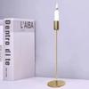 Stable Base Candlestick Golden Desk Candle Ornament Simple Candle Holders  Living Room Decor
