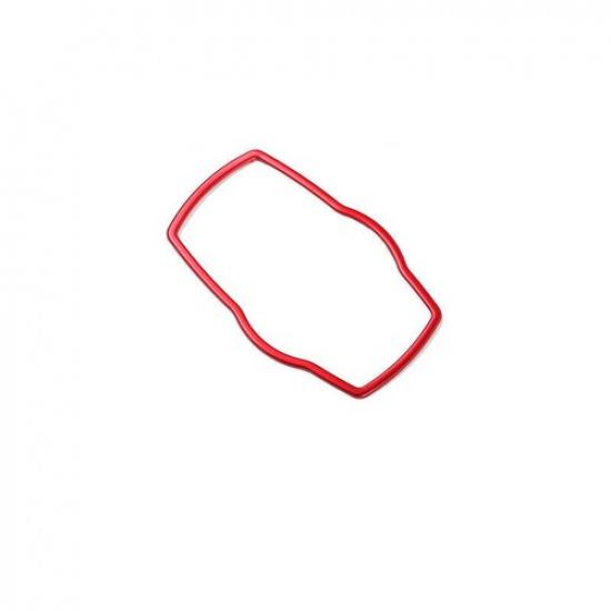 Red Aluminum Console Multimedia Knob Frame Trim For BMW X3 G01 X4 G02 2018-