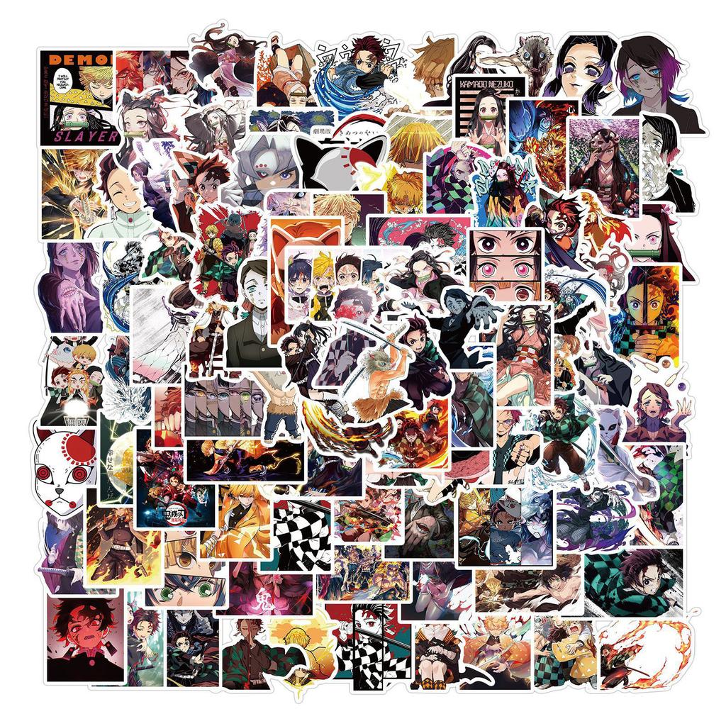 100pc Anime Character Individual Stickers Notebook  Mixed Stickers Peripheral