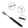 Telescopic Magnetic Iron Suction Rod with LED Light Metal Pick-up Tool DIY Strong Magnetic Metal Screw Suction Rod Pick-up Tool