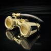 Black Mother of Pearl Opera Glasses with Handle Brass Binoculars for Bird Watching, Anniversary Gift For Wife, Gift for Grandparents