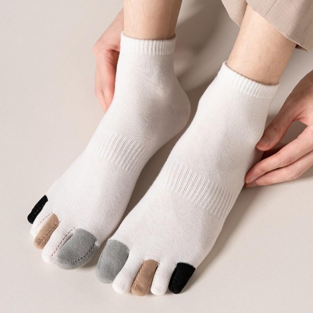 Hosiery Five Toe Socks Anti-slip Sports Socks Fashion Men's Five Finger Socks Running