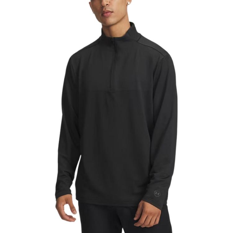 Under Armour Дышащая футболка с длинным рукавом и полумолнией Мужские топы 6009748-001