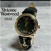 Подержанные аналоговые часы Vivienne Westwood зеленые