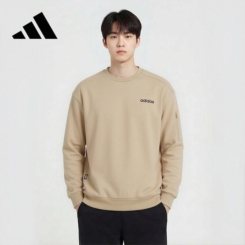 adidas Мужской повседневный пуловер с круглым вырезом