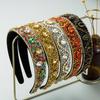 Women's Hair Band Full Rhinestons Glass Shiny Pressed Retro Baroque Hairhoop