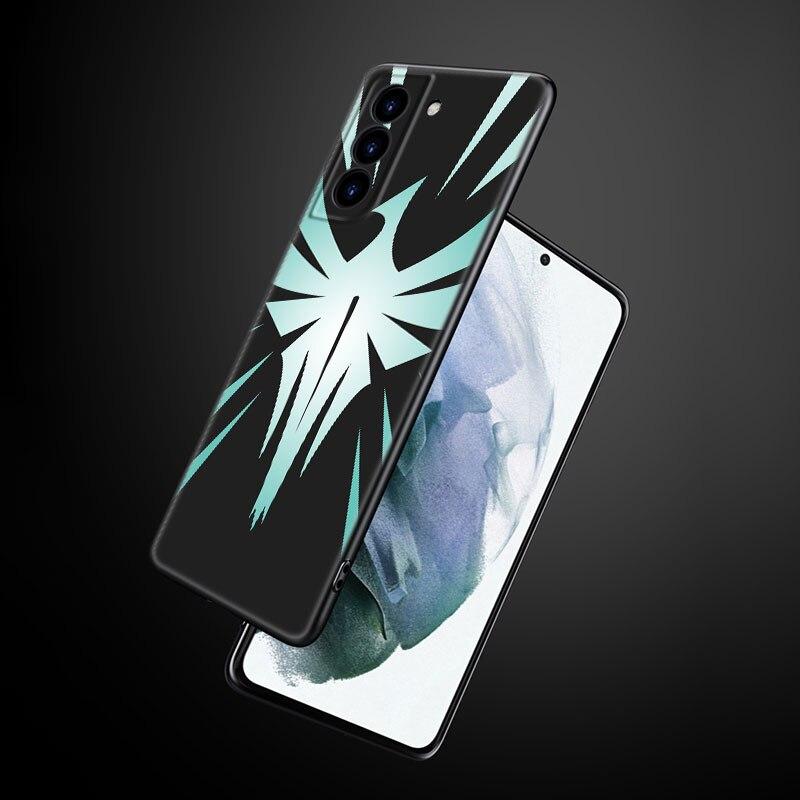 Радуга шесть:Чехол для телефона с логотипом Siege для Samsung Galaxy S22 Pro S21 S20 Ultra FE S10 Lite 5G S10E S9 S8 Plus Мягкая черная крышка из ТПУ